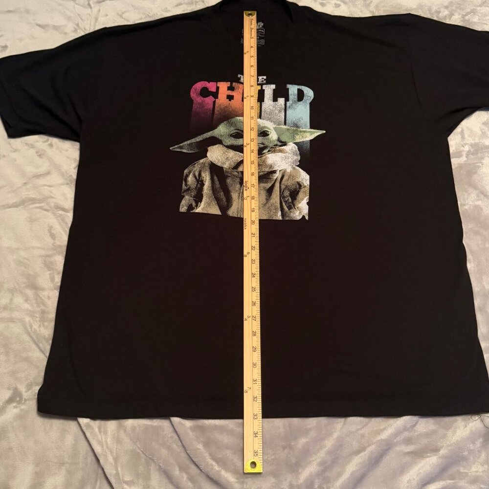 Star Wars "The Child" Grogu Graphic T-Shirt 3XLT Black Grogu‎ (Baby Yoda) - Picture 5 of 8
